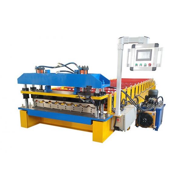 Quality Galvanized Corrugated Metal Roof Tile Making Machine 0.2 - 0.8 Mm for sale