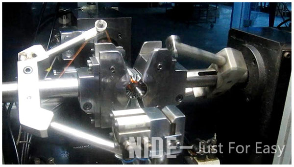 automatic armture coil winding rotor winder