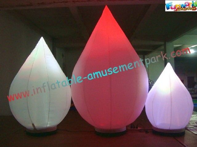 China Multicolor Club Inflatable Lighting Decoration Balloon , LED RGB Light Balloon  factory