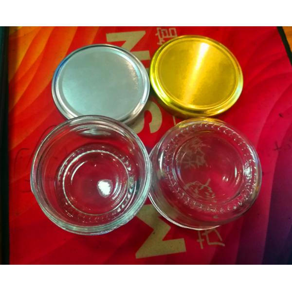 Quality High Transparent Glass Caviar Packaging Jar 1oz 50-60gram FDA Approved for sale