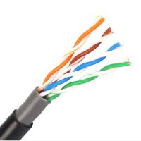 Quality Outdoor Waterproof 305m 0.5mm CCA BC UTP Cat5e LAN Cable for sale