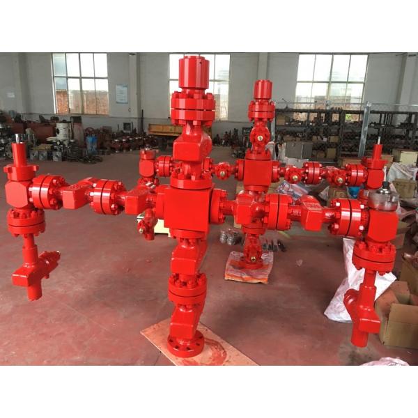 Quality Dual Tubing Wellhead And Xmas Tree For Oil Well Flow Control 5000 Psi Pressure for sale