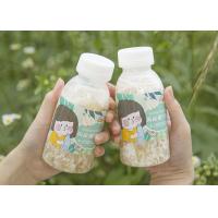China 400ml 14oz Soy Milk Tea Bottles Heat Resistant Square Plastic Juice Bottle Juicy factory
