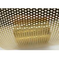 China College Experimental Punched Metal Sheet Perforated Copper Plate 100mm for sale