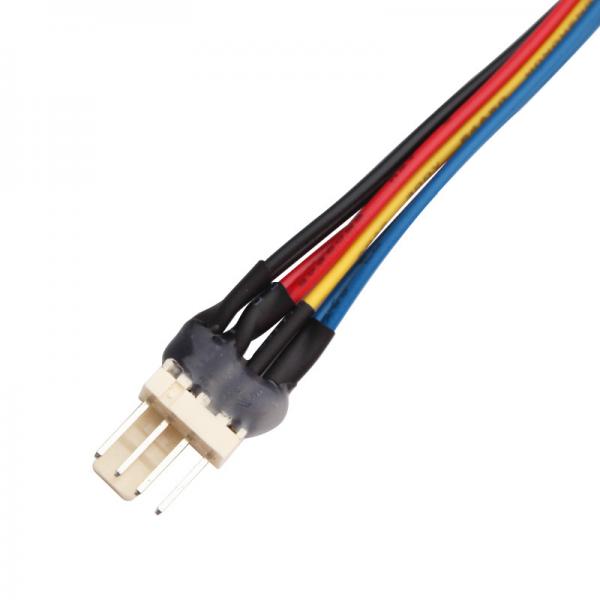 Quality JST JH 2.5mm 4 Pin Molex 4 Wire Fan Y Cable Assembly lvds 4 pin connector cable for sale