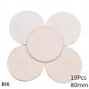 China Blank Painting 10cm Unfinished Wood Crafts Pine Wood Discs factory