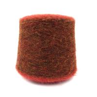 China Mixed Wool Brushed Yarn Kid Mohair Wool Blended Boucle Loop Yarn For 5G 7G factory