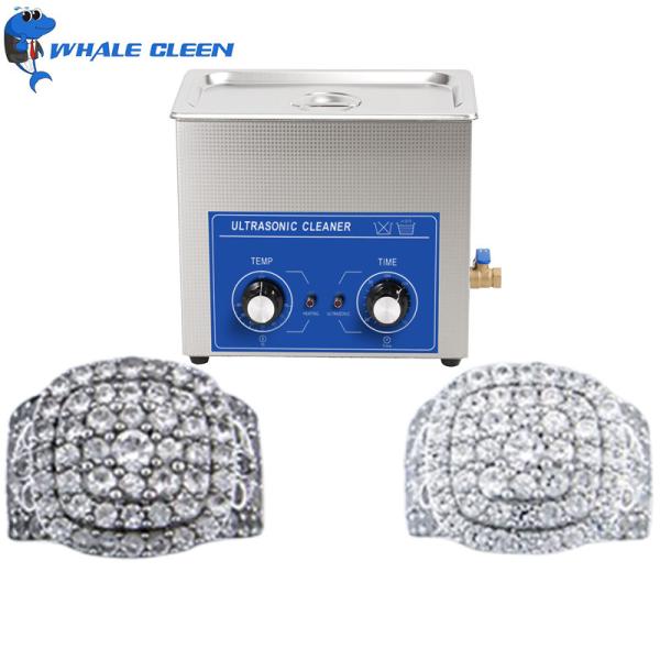 Quality SUS304 Ultrasonic Jewelry Cleaning Machine 4.5L 40KHz Mechanical Control for sale