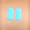 China 3 Ply Earloop Disposable Dust Mask / Blue Face Mask Surgical Disposable factory