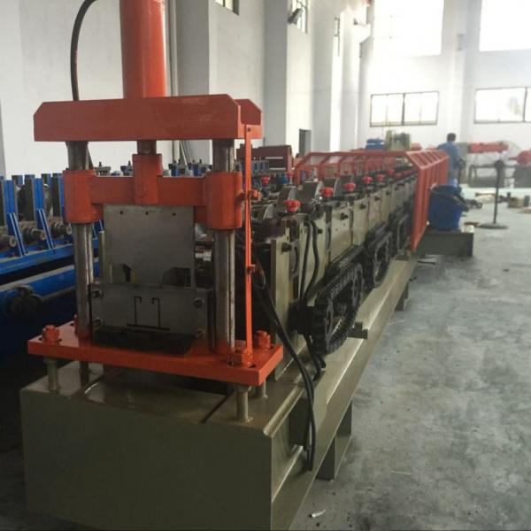 Quality Ceiling Rail System Shutter Door Roll Forming Machine , Ceiling Batten Channel Metal Roofing Machine for sale