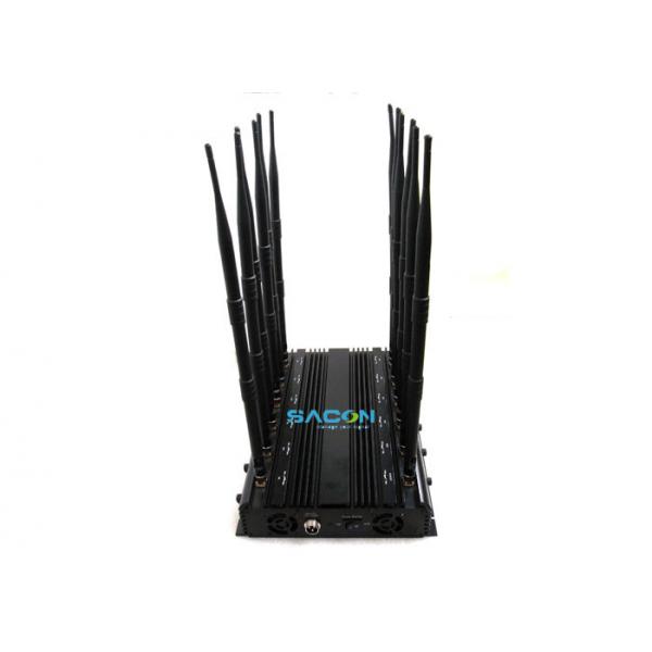Quality 12 Bands Range Walkie Talkie Signal Jammer 135MHz - 5800MHz With 5% - 95% Humidity for sale