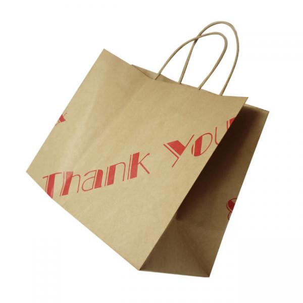 Quality Customized Size Kraft Paper Bags For Promotions / Gifts / Advertisements for sale