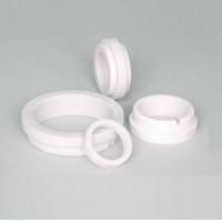 Quality Thermal Casting 99% Al2O3 Alumina Ceramic Ring Resistant Wearing for sale