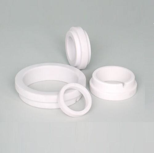 Quality Thermal Casting 99% Al2O3 Alumina Ceramic Ring Resistant Wearing for sale