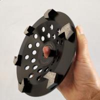 China 180mm 7 Inch Diamond Cup Concrete Grinding Wheel  V Shape Teeth factory