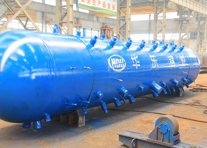 China High Pressure Water Tube Boiler Steam Drum For 75 T / H Indonesia EPC Project factory
