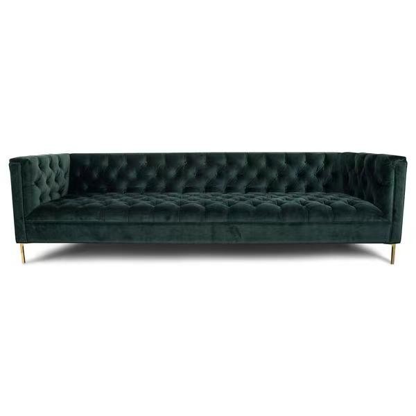 Quality Hunter Marble Green Velvet Sofa Set Hotel Lobby Sofa ODM for sale