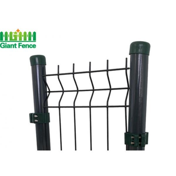 Quality RAL6005 Green PVC Coated Wire Mesh Fencing for sale