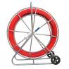 China Floor Installation Fiberglass Duct Rodder , 6mm X 100 Meter Cable Pulling Rodder factory