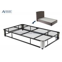 China Stress Free Assembly Collapsible Metal Bed Frame , Foldable Metal Twin Bed Frame factory
