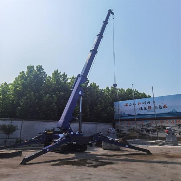 Quality Rubber Crawler Cantilever Electric Crane Hydraulic Telescopic Outrigger Small for sale