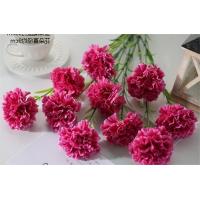 China ODM Fake Holiday Flowers Artificial Carnation Bouquet factory