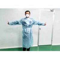 China Surgical Disposable Isolation Gowns Elastic Cuff Fluid Resistant for sale
