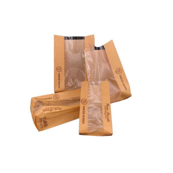 Quality Biodegradable Bakery Packaging Bags , Custom Printed Food Packaging Bags for sale