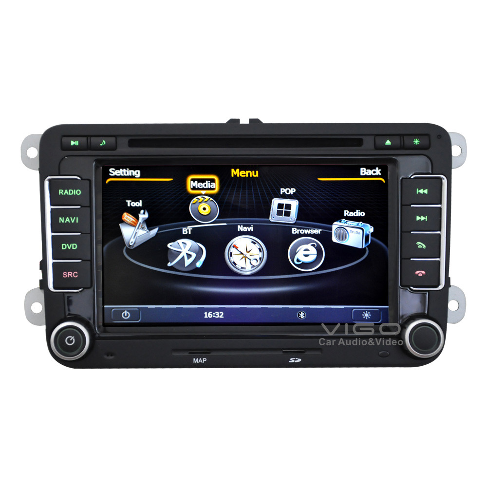 China Car Stereo GPS VW SAT Nav DVD Player for VOLKSWAGEN / SEAT / SKODA C305 factory
