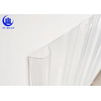 Quality Fiberglass Material UPVC Clear Corrugated Pvc Roofing Sheet Translucent Corrugated Panels for sale