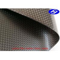 Quality 3K Plain Carbon Fiber Leather Fabric Plain Black Matte Woven Aramid Fabric for sale