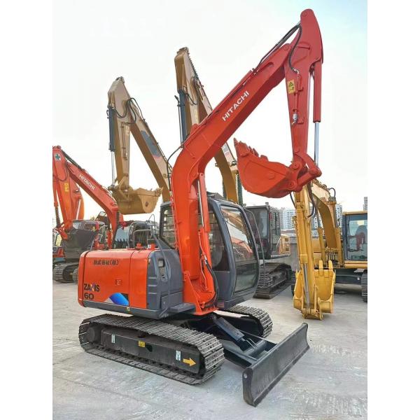 Quality ZX60 Hydraulic Used Hitachi Excavator Easy Operate 6000KG for sale