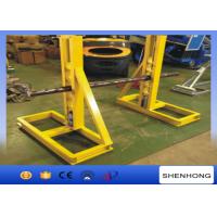 China Heavy Duty Cable Drum Stand , 10 Tonne Hydraulic Cable Drum Jack Dia. 3200mm factory