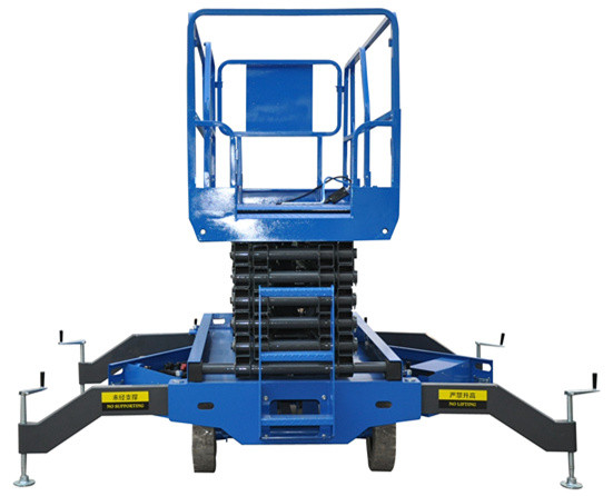 Quality 10m 300Kg Scissor Lift with Motorized Device Electric Aerial Work Platform for for sale