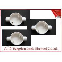 China White Conduit Terminal Box Waterproof PVC Conduit and Fittings Two Way for sale