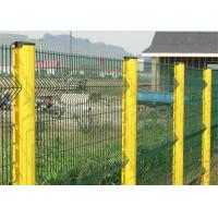 China Colored Steel Wire Mesh Security Fence , Garden Mesh Fencing Durable Easy Install factory