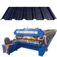 China Adjustable Width U Panel Roof Sheet Making Machine PLC factory