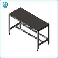China Customized Processing Of Lightweight Drawerless Workbench Aluminum Profile Assembly Line Operating Table factory