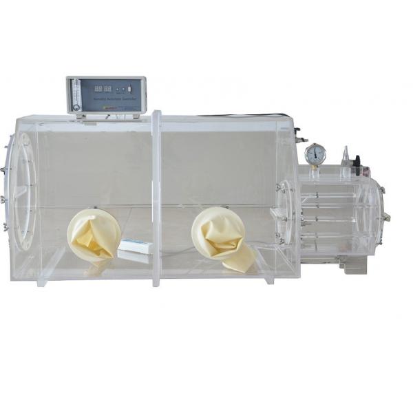 Quality Acylic Glove Box / Bench Top Glove Box For Clear Viewing From Any Angle for sale