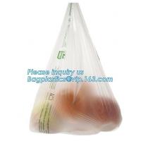China Food Waste Caddy Liner, Biodegradable Bin Liner, Compostable Garbage Bag, Compostable Biodegradable Food Packaging Bag factory