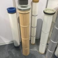 china PPS high temperature pleated filter cartridge DN 152x 1000mm height