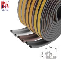 China 9x5.5mm EPDM Rubber Seals P Shape Weatherstrips For Door And Window factory