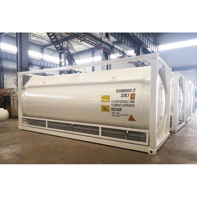LCO2 Cryogenic Tank Container LC2H4 ISO Tank T75 For Storage Transport ...