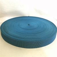 China Blue Color Lawn Chair Webbing 40mm Width Eco - Friendly High Tenacity factory