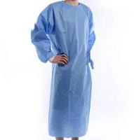 Buy cheap SMS SMMS Non Woven Fabric Visitor Lab Gown 45g from wholesalers