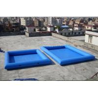 China 8M*6M Inflatable Swimming Pool With Fireproof PVC Tarpaulin For Family Swimming Pool Material factory