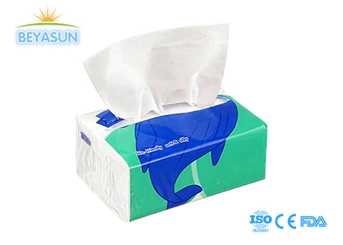 China 100% Virgin Wood Pulp Interfolding Daily Facial Tissue Paper 100sheets For Home factory