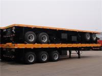 China 40ft / 45ft Container Load Trailer , 2 Axle Semi Trailer 30 Tons 35 Tons factory