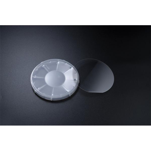 Quality 100mm 4 Inch Blue LED GaN Epitaxial Wafer On Sapphire SSP Thickness 5um - 6um for sale