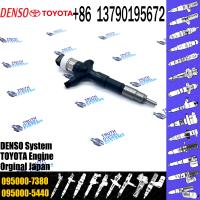 China Common Rail diesel fuel Injector 23670-30240 095000-7380 for Diesel engine factory